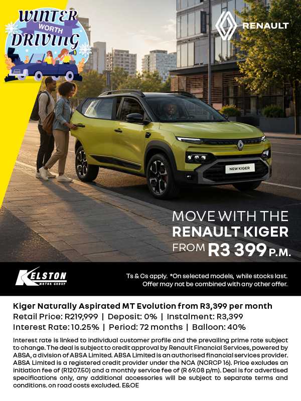 Get the NEW Kiger from ONLY R3,399pm