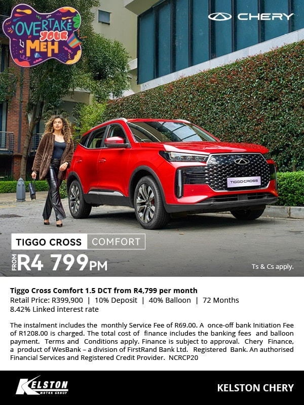 New Tiggo Cross from only R4,799pm