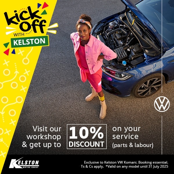 Get up to 10% Discount on parts & labour at VW Komani