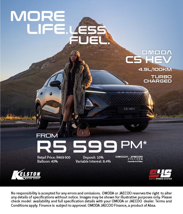 Get the New Omoda C5 HEV from R5,599pm*