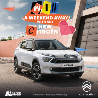 Test Drive a Citroën and you could WIN a weekend away