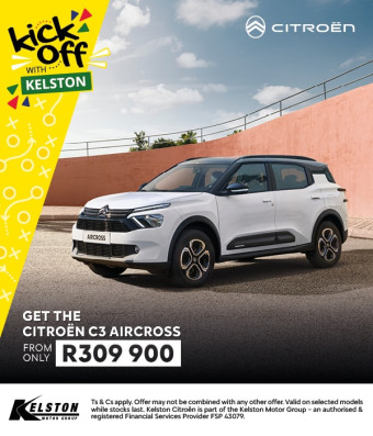 The Citroen C3 Aircross, now from only R309 900*!