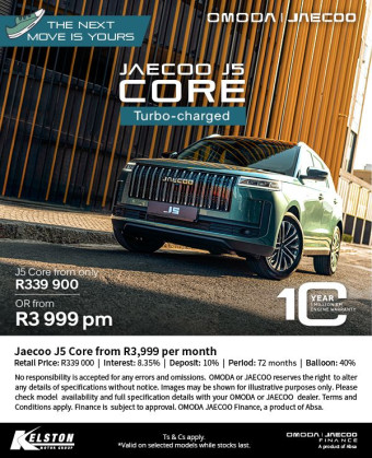Jaecoo J5 Core from R3,999 pm