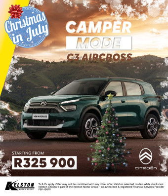Get the Citroen C3 Aircross now from R325,900