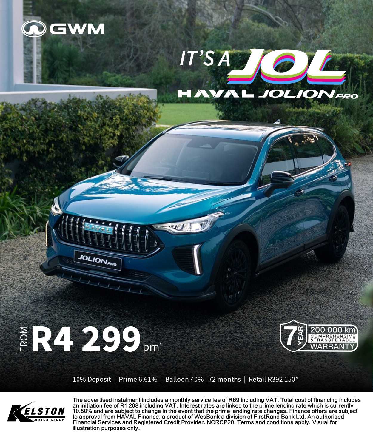 Drive the new Jolion Pro from R4,299pm
