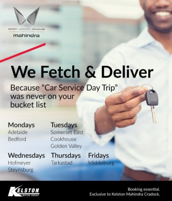 Mahindra Cradock Fetch & Deliver Service - Booking essential