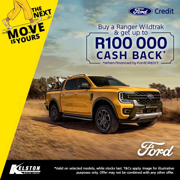 Get up to R100,000 CASHBACK when you Buy a Ranger Wildtrak*