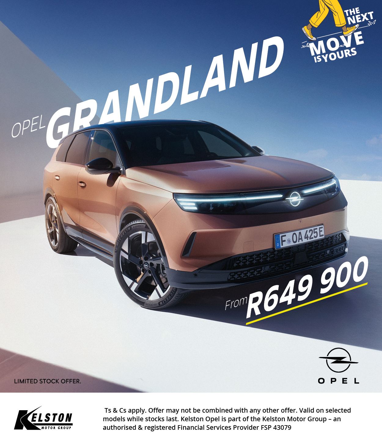 Get the Opel Grandland from only R649,900