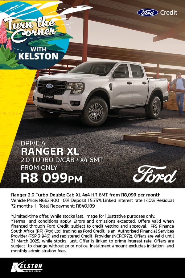Smart Savings on Ford Ranger XL from R8,099pm