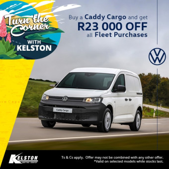 Save up to R23,000 on Caddy Cargo for your fleet