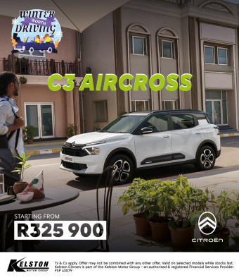 Get the Citroen C3 Aircross now from R325,900