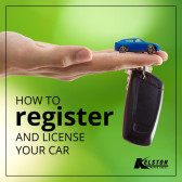 Guidelines on how to register and license your car