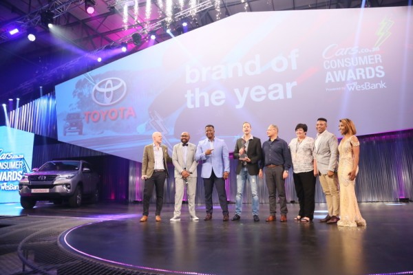 Toyota Scoops Adventure SUV and Brand of the Year – Cars.co.za Consumer Awards