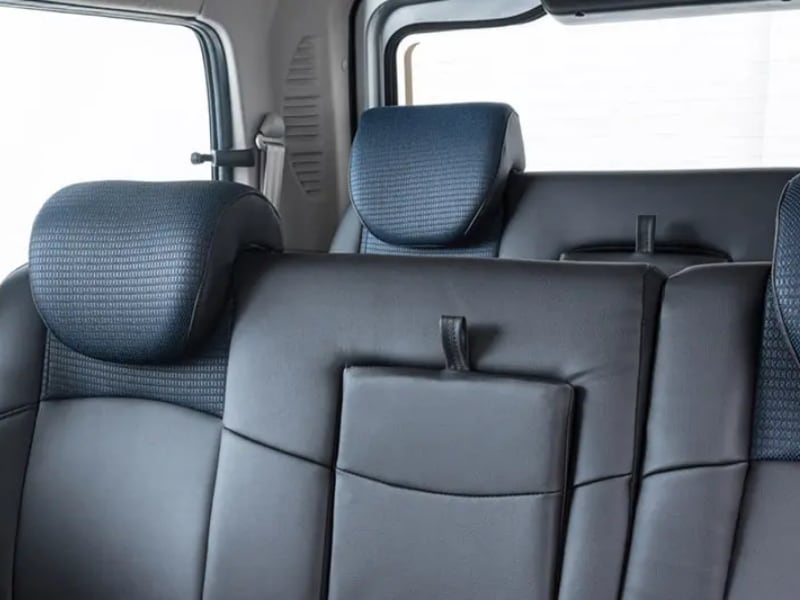 Spacious 8 seat interior capacity